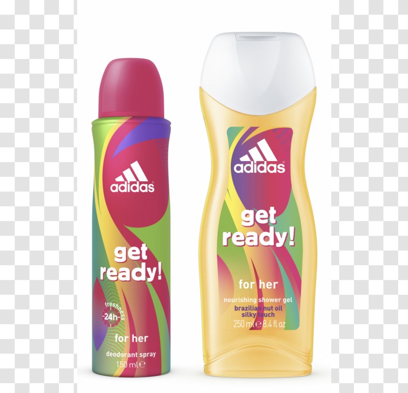 Deodorant Adidas Milliliter Perfume Body Spray - Superstar - Get Ready Transparent PNG