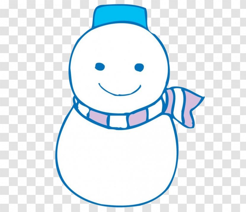 Snowman Cartoon - Winter - Cute Smiling Transparent PNG