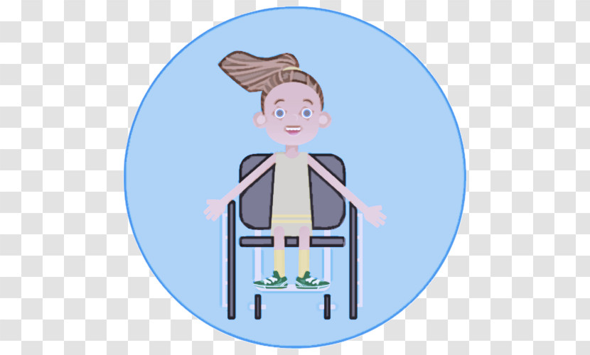 Cartoon Sitting Transparent PNG