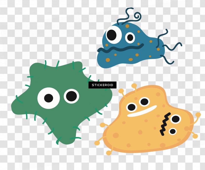 Clip Art Bacteria Germ Theory Of Disease Microorganism - Banner Transparent PNG