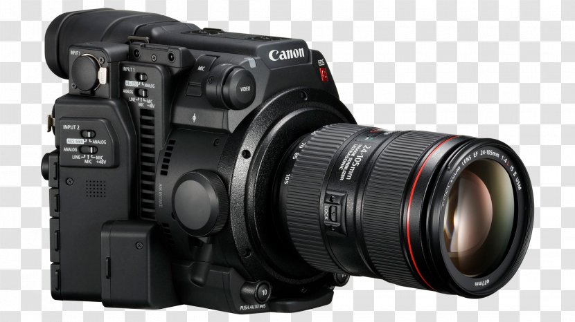 Canon EF Lens Mount Cinema EOS C200 24–105mm - Eos C300 - Camera 4k Transparent PNG