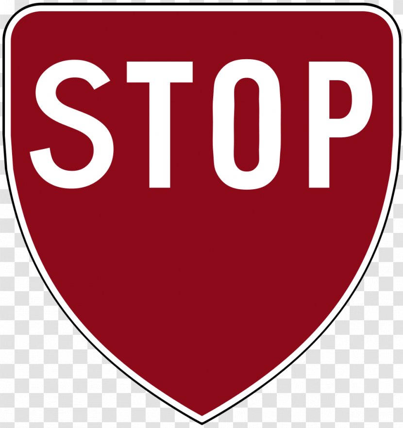 Stop Sign Clip Art - Red Transparent PNG