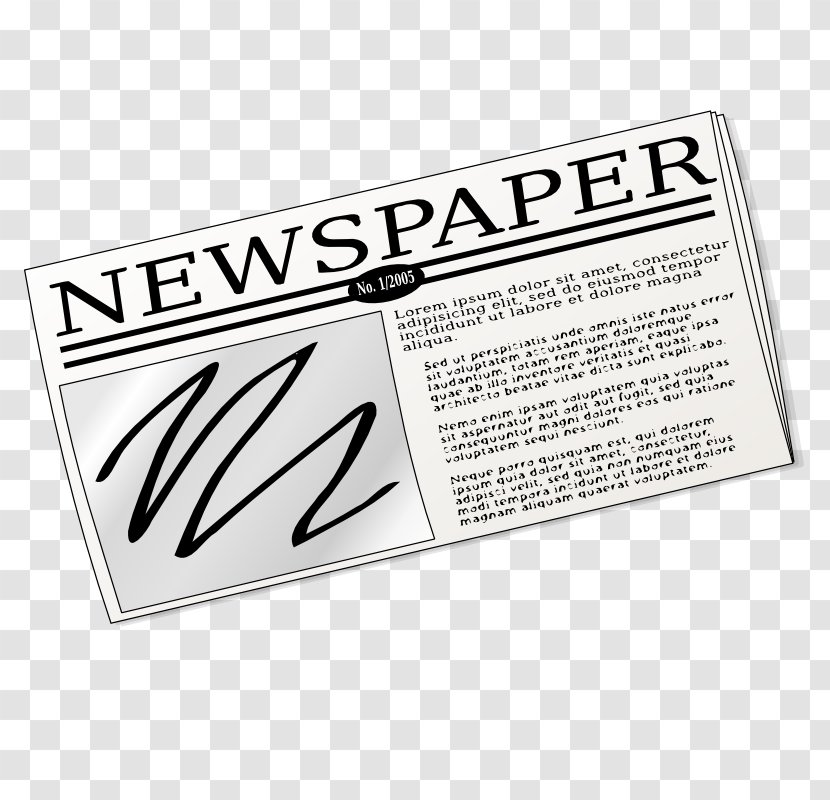 Free Newspaper Content Clip Art - Logo - Rolled Cliparts Transparent PNG