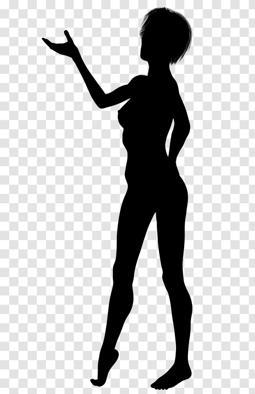 Silhouette Woman Photography - Standing Transparent PNG