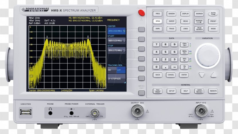 Spectrum Analyzer Analyser Electromagnetic Compatibility Electronics Rohde & Schwarz - Electronic Test Equipment - Radio Frequency Transparent PNG