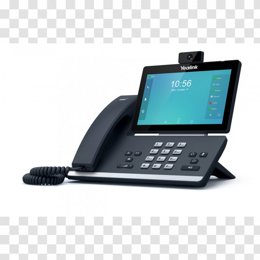 Yealink SIP-T58V Ip Phone VoIP Session Initiation Protocol Media Telephone - Technology - Android Transparent PNG