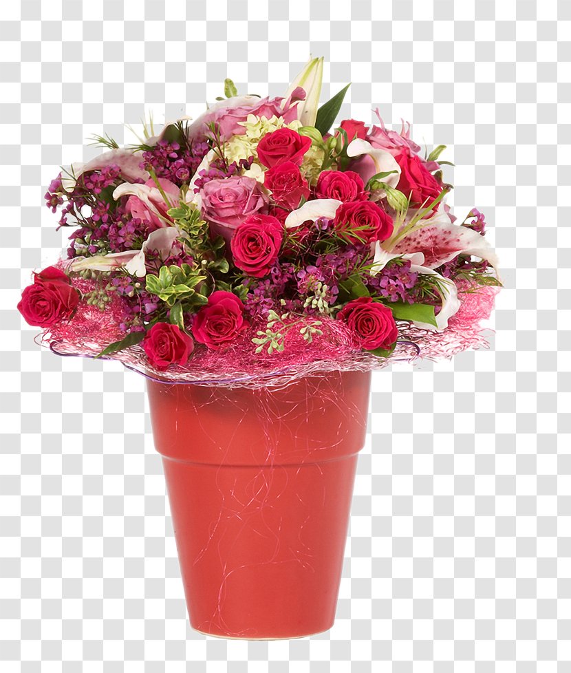 Flower Bouquet Beach Rose Nosegay - Potted Roses Transparent PNG