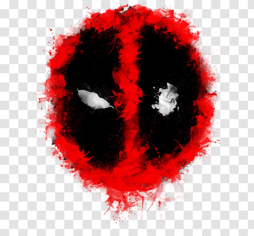 Deadpool Graphic Design Printmaking - Smile - Watercolor Wolf Transparent PNG