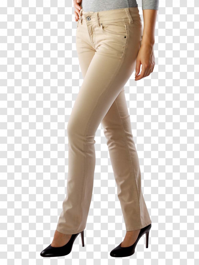 Jeans Denim Khaki Waist - Frame - Beige Trousers Transparent PNG