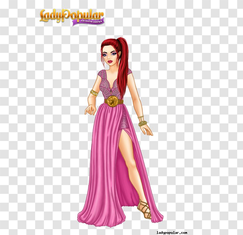 Lady Popular Dress-up Fashion Costume - Game - Gown Transparent PNG