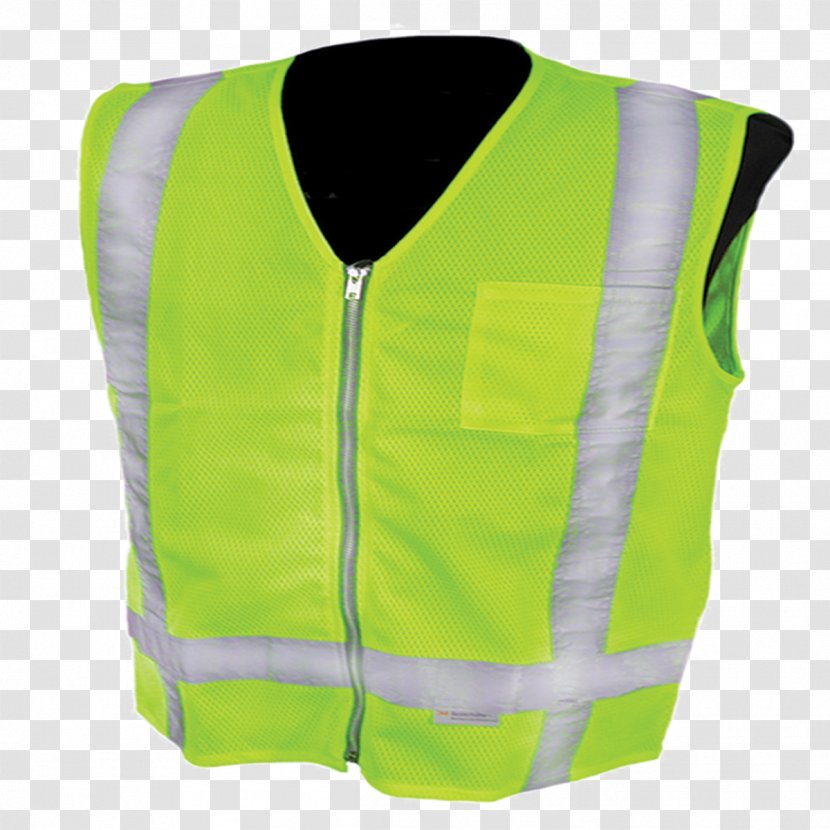 Gilets High-visibility Clothing International Safety Equipment Association Chainsaw - Green - Vest Line Transparent PNG