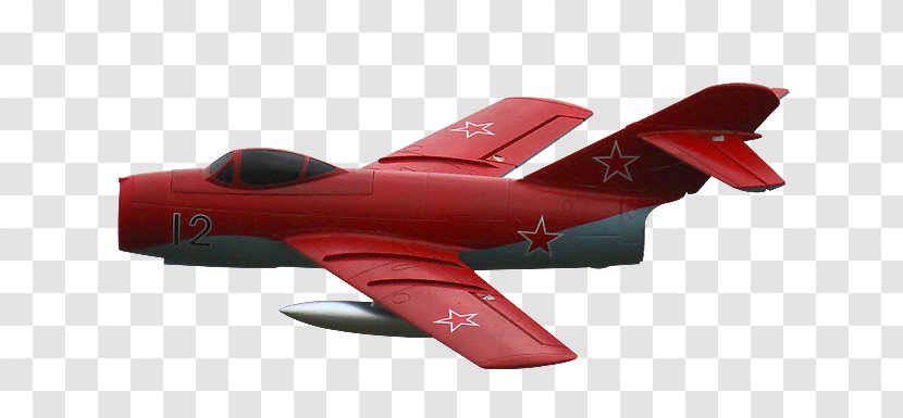 Mikoyan-Gurevich MiG-15 Airplane Radio-controlled Aircraft - Impeller Transparent PNG