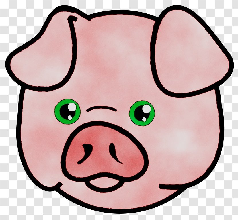 Pig Clip Art Free Content Vector Graphics - Nose Transparent PNG