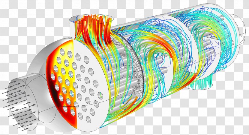 COMSOL Multiphysics Finite Element Method Computer Software Simulation - Tube Transparent PNG