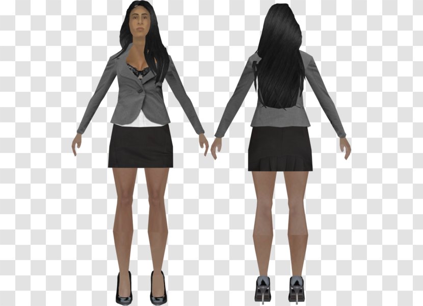 Miniskirt Sleeve - Women Skin Transparent PNG