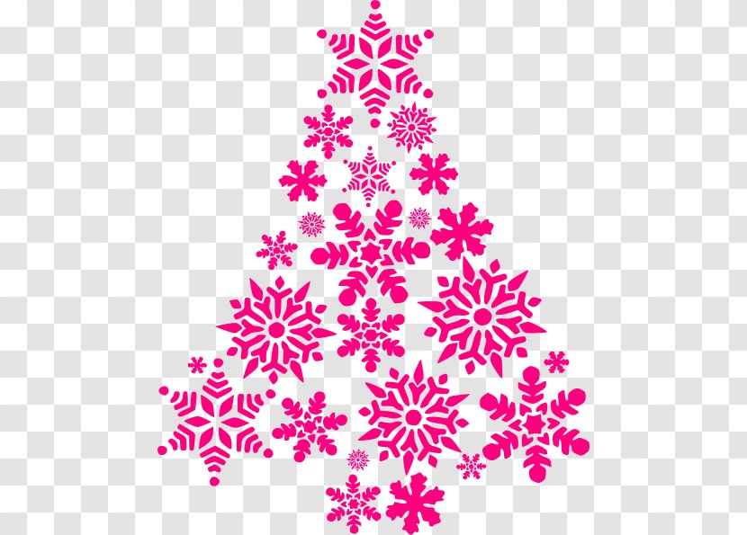 Snowflake Christmas Free Content Clip Art - Ice - Pink Snow Cliparts Transparent PNG
