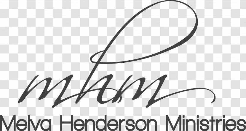 Logo Rubber Stamp Brand Font - Monochrome - Henderson Transparent PNG