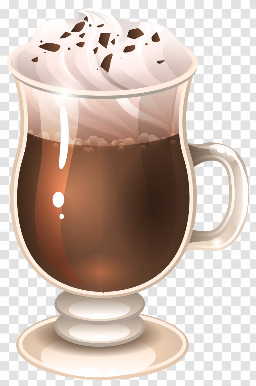 Latte Macchiato Coffee Cappuccino Tea - Milk - Glass Of Image Transparent PNG