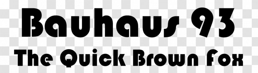 Bauhaus Typeface TrueType Font - Identifont - Brand Transparent PNG