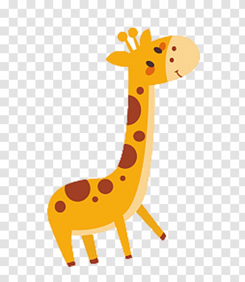 Northern Giraffe Drawing Illustration - Hand-painted Transparent PNG