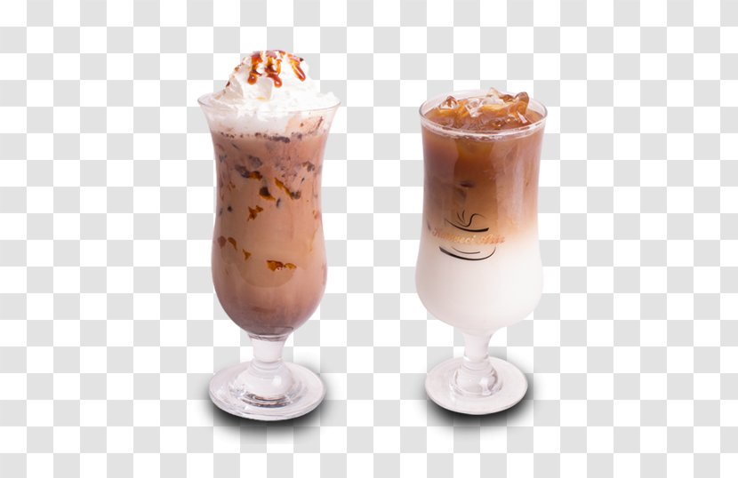 Milkshake Mousse Parfait Syllabub Frappé Coffee - Cafe - Hazelnut Ad Transparent PNG