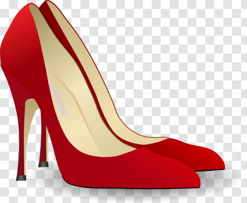 High-heeled Shoe Clip Art - Footwear - Heel Transparent PNG