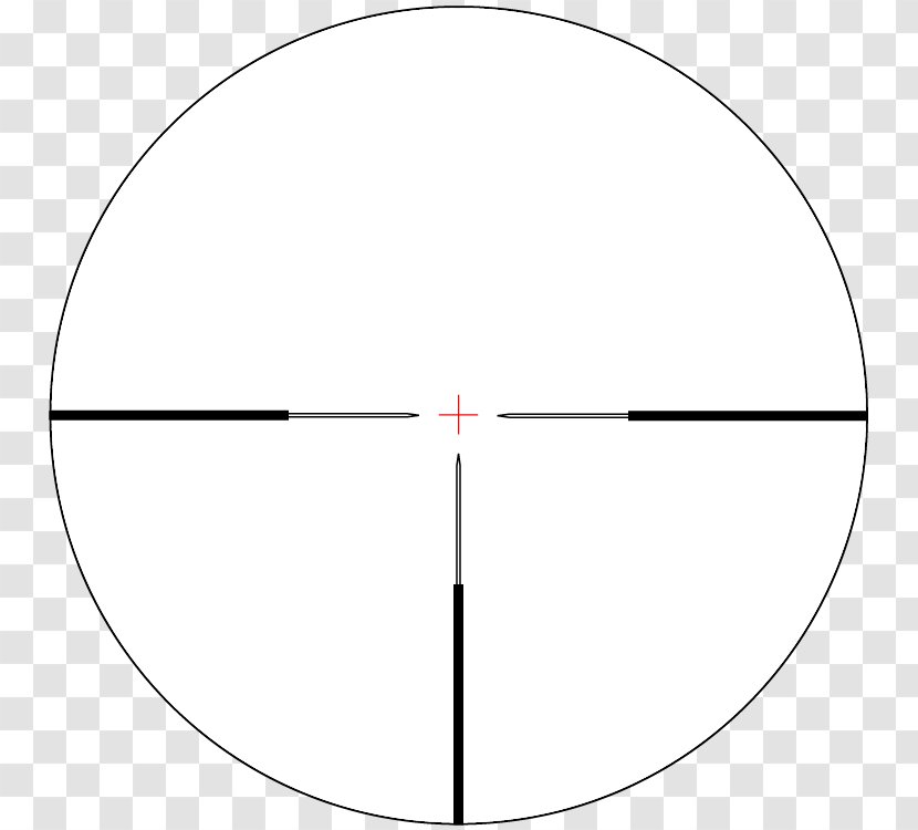 Reticle Milliradian Optics Telescopic Sight Focus - Diagram - Knives Transparent PNG