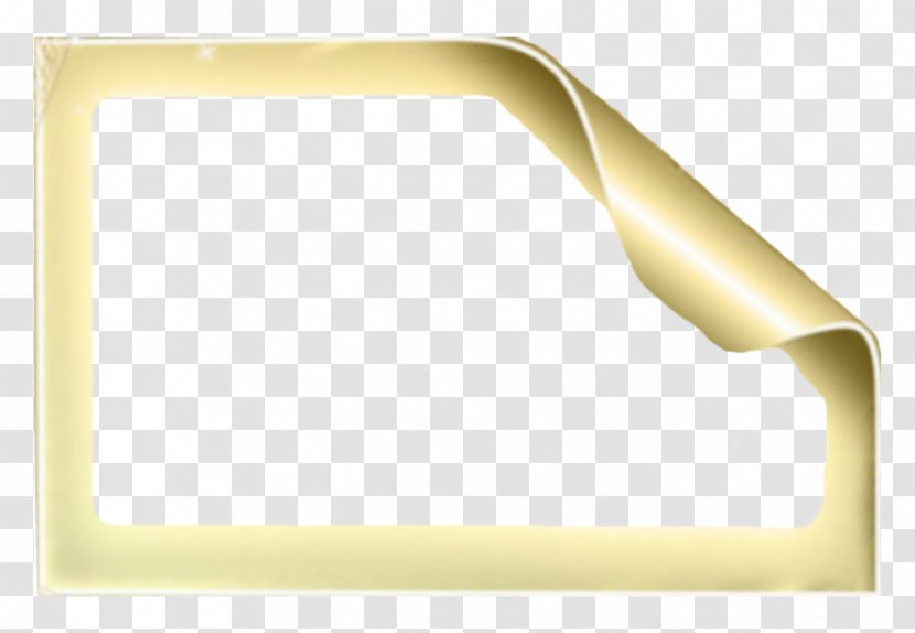 01504 Line Angle Brass - Rectangle Transparent PNG