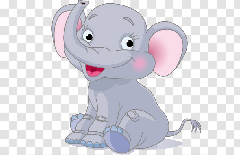 Elephant Cartoon Drawing Clip Art Transparent PNG