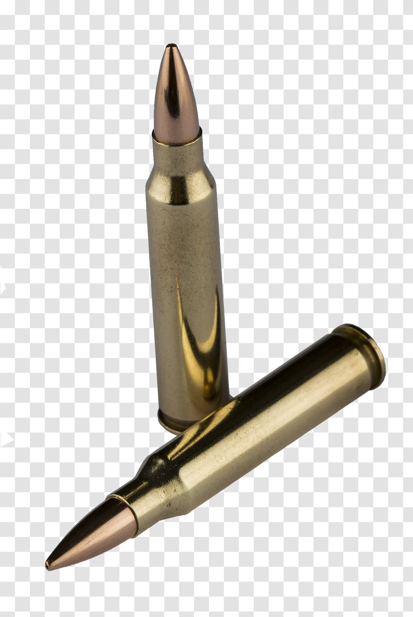 Bullet Cartridge Ammunition Firearm .223 Remington - Office Supplies Transparent PNG