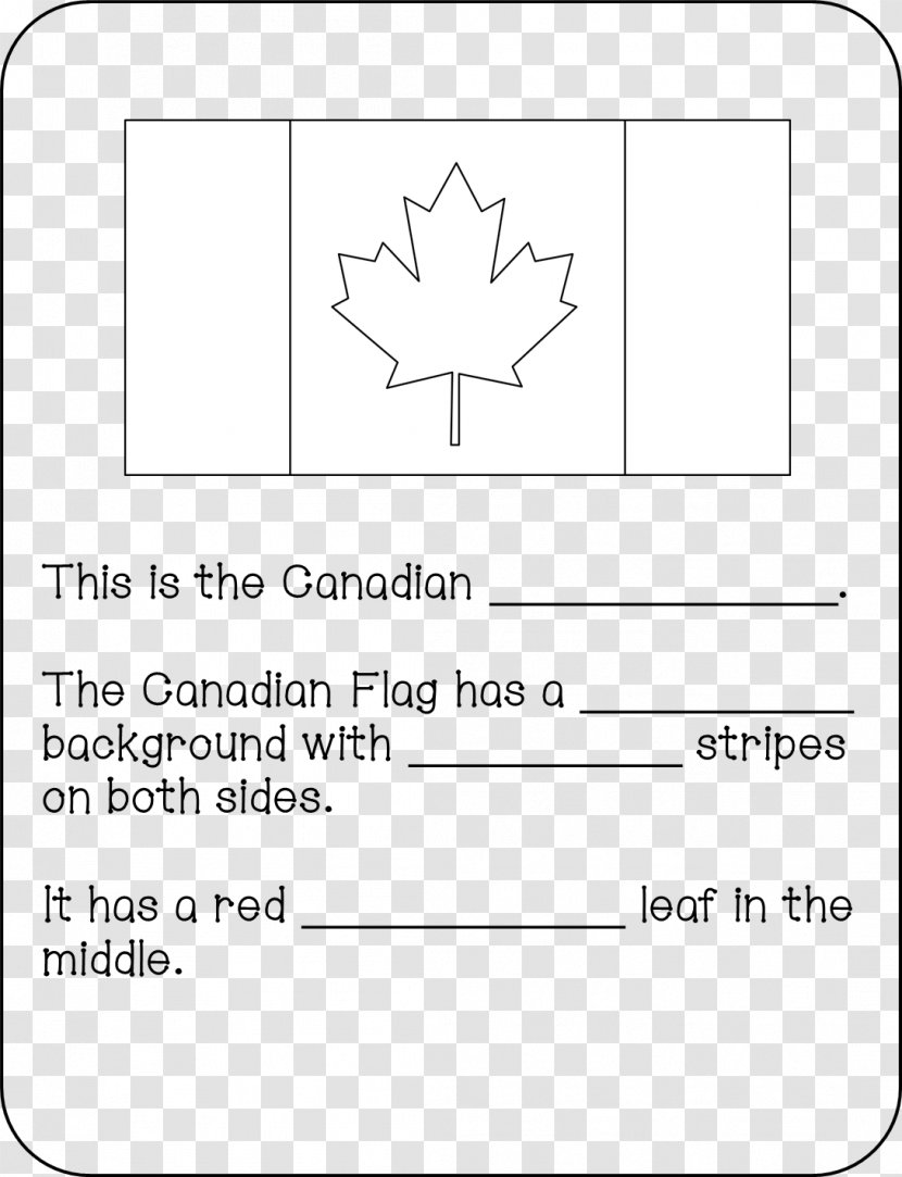 Flag Of Canada National Symbols Book Document - First Grade Transparent PNG