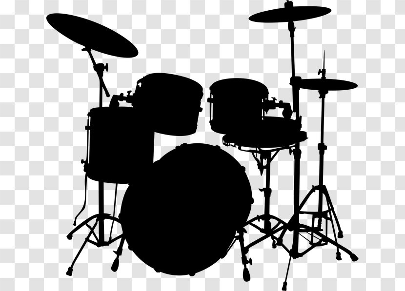 Drums Silhouette Drummer - Flower - Drum Transparent PNG