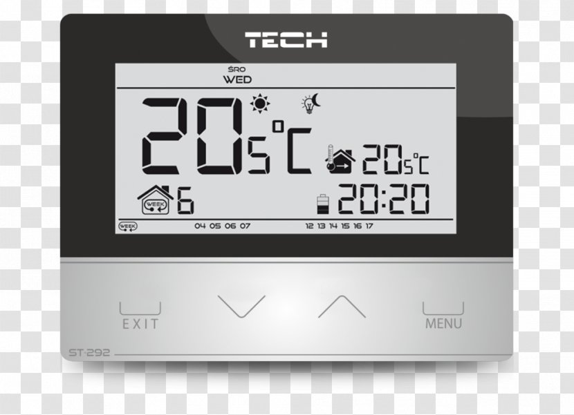Bộ điều Khiển Thermostat Berogailu Device Driver Bang–bang Control - Technology - Central Heating Transparent PNG