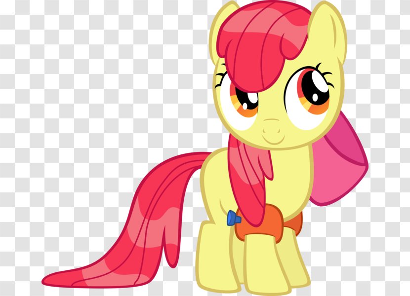 Pony Apple Bloom Applejack Horse Cutie Mark Crusaders - Cartoon Transparent PNG