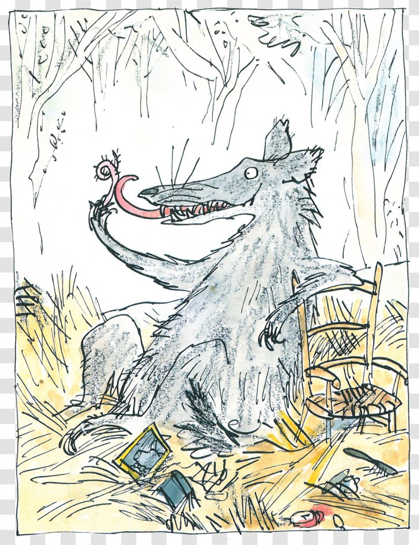 Reader Ship Literacy School The Three Little Pigs Mammal Cartoon - Fictional Character - Wolf Transparent PNG