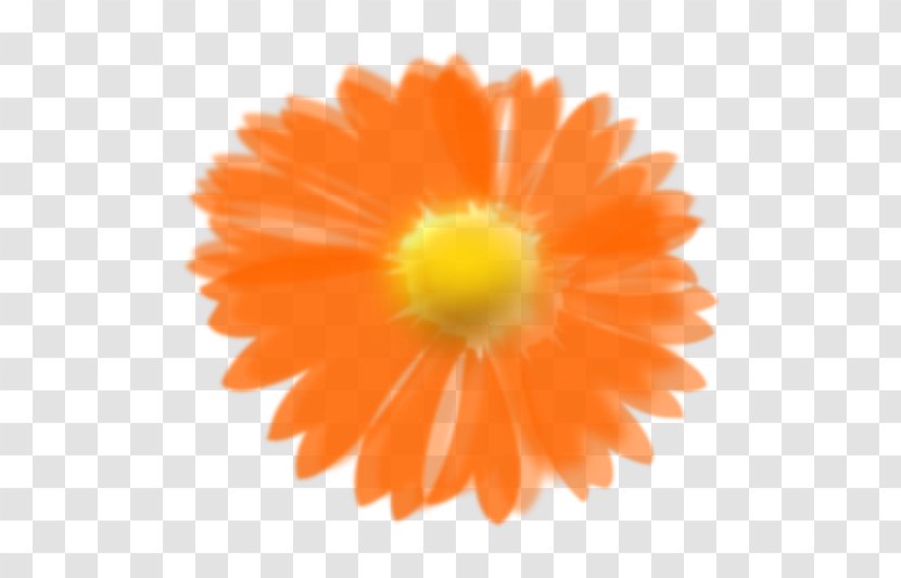 Flower Clip Art - Marigold - Orange Transparent PNG