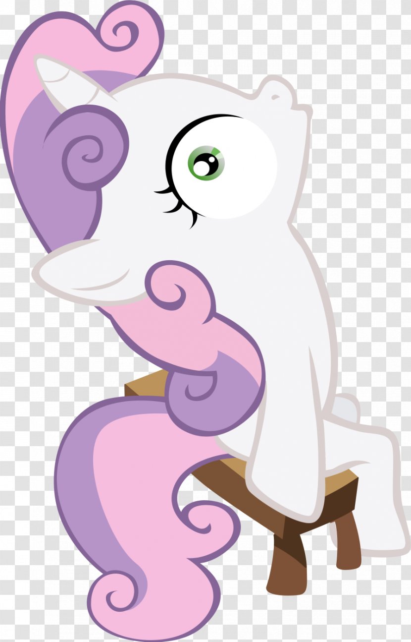 Sweetie Belle Cutie Mark Crusaders Derpy Hooves Character - Heart - A Student Who Sleeps In Class Transparent PNG