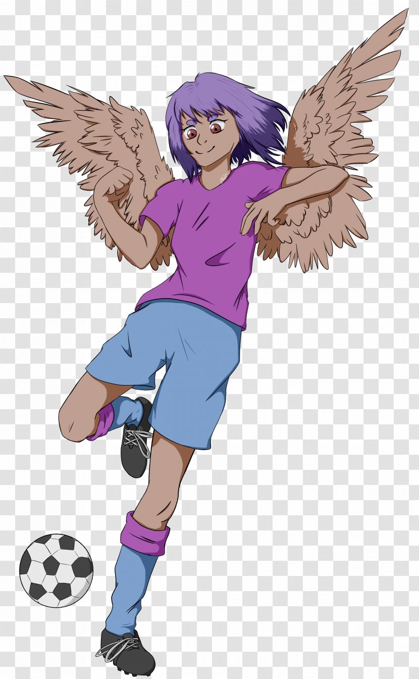 Cartoon Legendary Creature Angel M - Football Child Transparent PNG