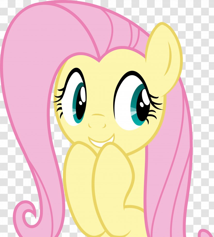 Fluttershy Equestria Whiskers Trade Ya! - Flower - Colored Mane Transparent PNG