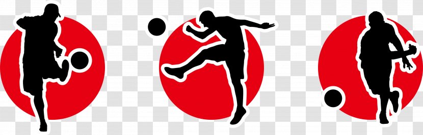 Kickball Silhouette Illustration - Red - Students Kick Back Transparent PNG
