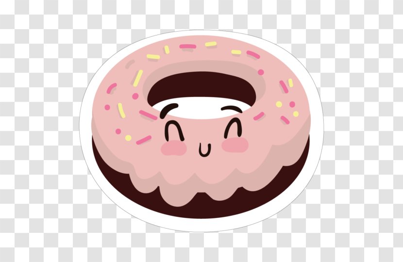 Donuts Ice Cream Cones Sticker Cartoon - Chimpstickerscom - Bolo Transparent PNG