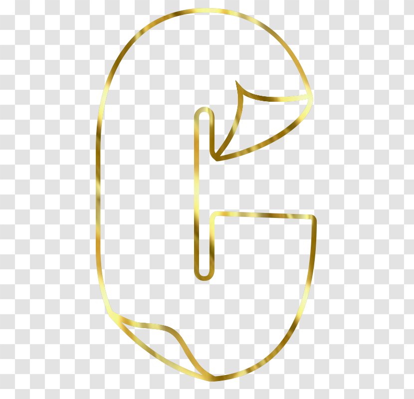 Alphabet Gold Letter Symbol - Logo Transparent PNG