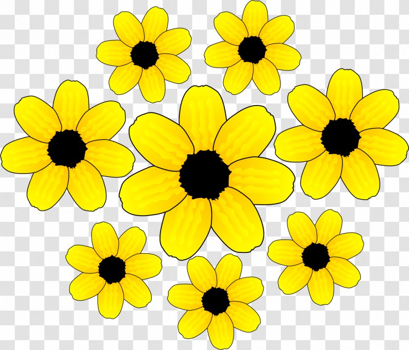 Yellow Flower Clip Art - Petal - Cliparts Transparent PNG