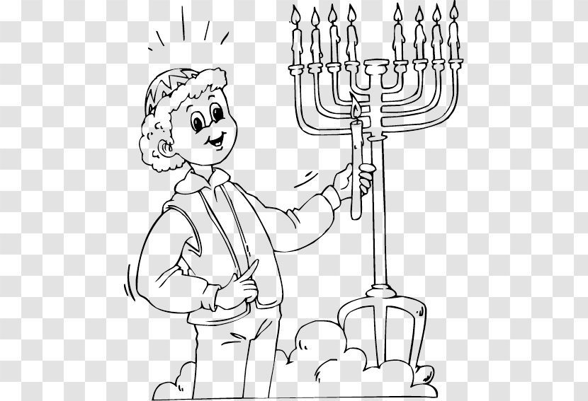 Hanukkah הדלקת נרות חנוכה Menorah Holiday Childhood - Flower - Arch Titus Candelabrum Transparent PNG