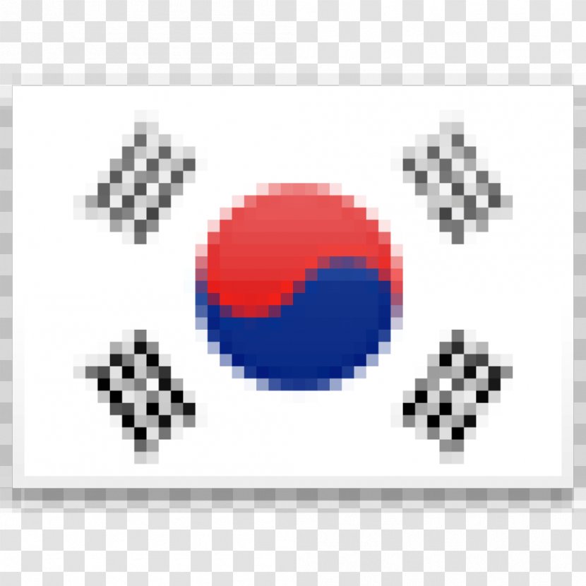 Flag Of South Korea North Flagpole - Qatar Transparent PNG