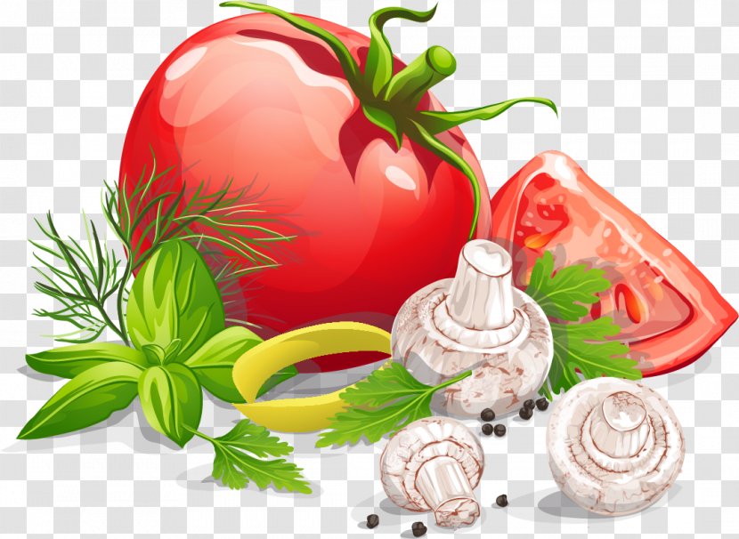 Organic Food Health - Vegetable - Hand-painted Vector Transparent PNG