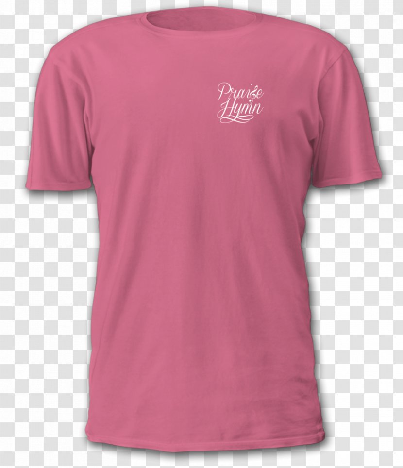 T-shirt Shoulder Sleeve Pink M - Amazing Grace Transparent PNG