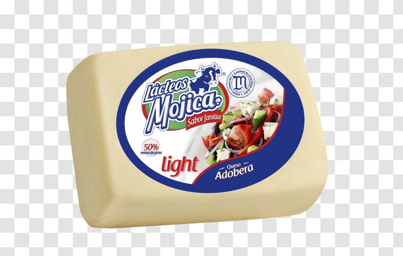 Processed Cheese Cream Dairy Products Queso Adobera - Food Transparent PNG