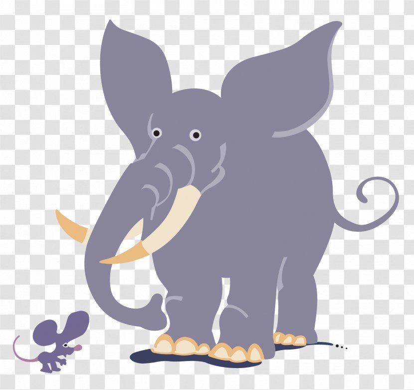 Indian Elephant African Computer Mouse Elephantidae House - Dog Like Mammal - And Transparent PNG