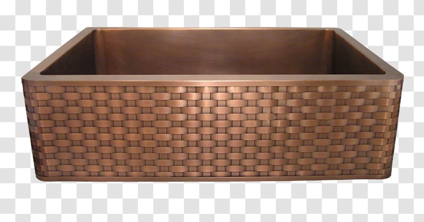 Sink Copper Weaving Carpet Stainless Steel - Tile - Basket Weave Transparent PNG